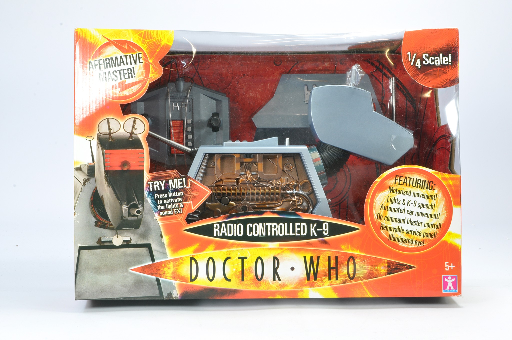 Doctor Who K9 1/4 Electronic Toy by Character. Excellent in original box.