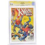 Graded Comic Book Interest Comprising X-Men #96 - Marvel Comics 1/00 - Signed by Alan Davis on 3/