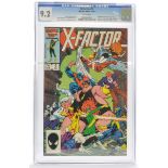 Graded Comic Book Interest Comprising X -Factor #9 - Marvel comics 10/86 - Louise Simonson Story -