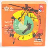 The Royal Mint " Watchful and Vigilant" RAF Centenary Sea King 2018 UK £2 Silver Proof Coin. Limited