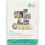 The Royal Mint 2020 United Kingdom Brilliant Uncirculated Annual Coin Set.