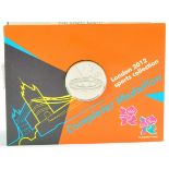 The Royal Mint London 2012 sports collection, 50p Coin Completer Medallion.