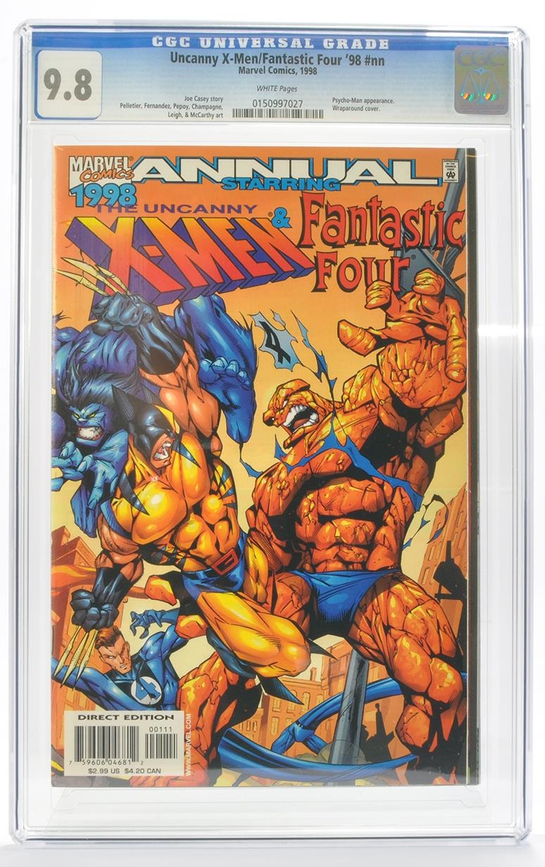 Graded Comic Book Interest Comprising Uncanny X-Men/Fantastic Four '98' #nn - Marvel Comics 1998 -