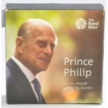 The Royal Mint "Prince Philip Celebrating a life of service" 2017 UK £5 Silver Proof Coin. Limited