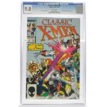 Graded Comic Book Interest Comprising Classic X -Men #8 - Marvel Comics 4/87 - Arther Adams