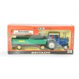 Britains Farm No. 9597 Ford 6600 Tractor and Trailer Set. Generally very good with little sign of