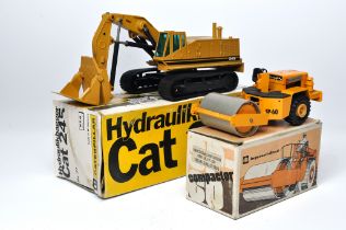 NZG 1/50 diecast model construction issue comprising CAT 245 Hydraulic Excavator. Looks to be