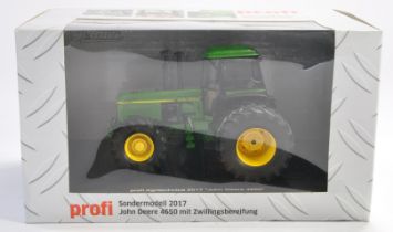 Schuco 1/32 Farm Model issue comprising John Deere 4650 Tractor with rear Duals. 2017 Profi