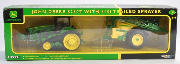 Britains (2007) 1/32 Farm Model Issue comprising No. 15877 John Deere 8230T Tractor and Trailed