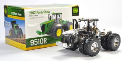 Ertl (2012) 1/32 Farm Model issue comprising No. 45375A John Deere 9510R Tractor. Special Chrome