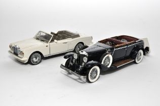 Franklin Mint 1/24 High Detail Classic Cars comprising a Rolls Royce Corniche IV, generally good but