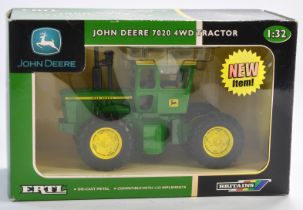 Britains 1/32 Farm Model issue comprising No. 15610 John Deere 7020 4WD Tractor. Excellent and