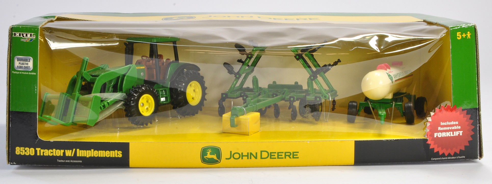 Ertl (2006) 1/32 Farm Model Issue comprising No. 15814 John Deere 8530 Tractor with implements (