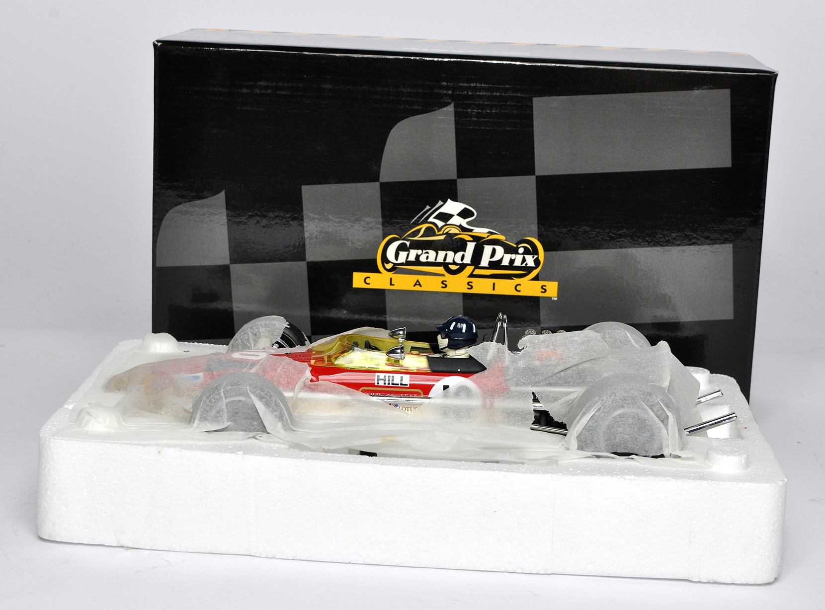 Miniature Lotus Ford Type 49 B – 1968 – Joseph Siffert – 1/18 – Grand Prix Classics – Occasion