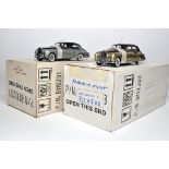 Franklin Mint 1/24 High Detail Classic Cars comprising 1955 Bentley S Gold/Burgundy plus 1955