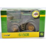 Britains (Code 3) 1/32 Farm Model issue comprising John Deere 6150R Tractor. Limited (weathered)