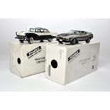 Franklin Mint 1/24 High Detail Classic Cars comprising 1971 Ford Classic Mustang plus 1955 Ford