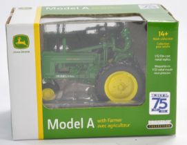 Ertl (2020) 1/32 Farm Model issue comprising No. 45727 John Deere Model A Tractor (with driver).