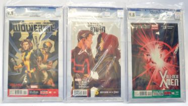 Graded Comic Books comprising a trio of issues to include; 1) Wolverine #11 - Marvel Comics 1/14 -