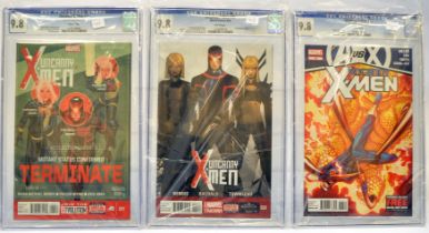 Graded Comic Books comprising a trio of issues to include; 1) Uncanny X-Men #11 - Marvel Comics 10/