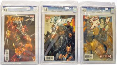 Graded Comic Books comprising a trio of issues to include; 1) X-Men Legacy #261 - Marvel Comics 3/12