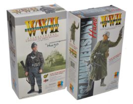 Dragon 1/6 Action Figure Dolls comprising duo of World War II Figurines as shown.