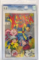Graded Comic Book comprising X-Men #8 - Marvel Comics 5/92 - Jim Lee & Scott Lobdell story. Jim