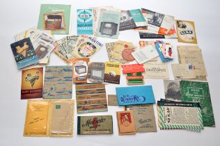 A collective group of vintage ephemera and interesting bygones comprising items relating to