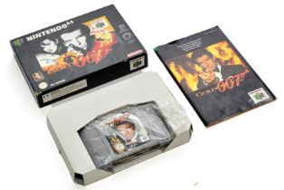 Retro Gaming comprising Nintendo N64 (PAL) Goldeneye 007 (James Bond). As shown.