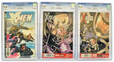 Graded Comic Books comprising a trio of issues to include; 1) Uncanny X-Men #410 - Marvel Comics