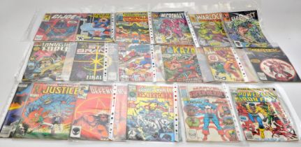 A group of 17 Comics mostly Marvel Universe from 1970/80's to 90's. Various titles as shown.