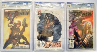 Graded Comic Books comprising a trio of issues to include; 1) Astonishing X-Men #42 - Marvel