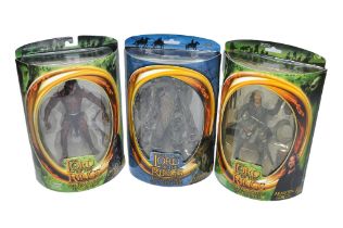 Lord of the Rings, Vivid Imaginations trio of figures comprising Newborn Luritz, Aragorn and