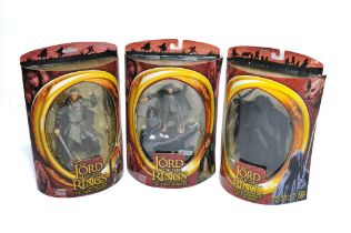 Lord of the Rings, Vivid Imaginations trio of figures comprising Legolas, Sam and Ringwraith. All