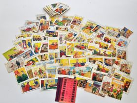 A large collection of vintage postcards of comedy / humorous themes. Some used and with signs of