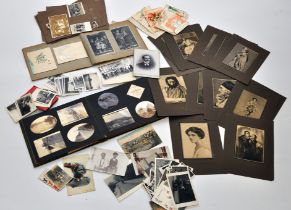 A collective group of vintage photographs including some albums (comprising mostly late 19th and