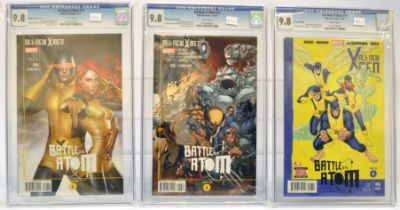 Graded Comic Books comprising a trio of issues to include; 1) All-New X-Men #16 - Marvel Comics 11/