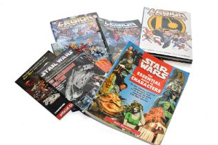 A group of Star Wars collector reference books.