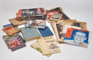 A collective group of vintage ephemera and interesting bygones comprising items relating to