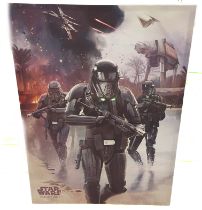 Star Wars canvas print as shown.
