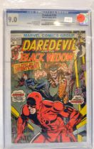 Graded Comic Book comprising Daredevil #104 - Marvel Comics 10/73 - Steve Gerber story. Don Heck and