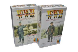 Dragon 1/6 Action Figure Dolls comprising duo of World War II Figurines as shown.