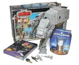 Star Wars including Empire Strikes Back AT-AT (played with, tatty box) plus other star wars items as