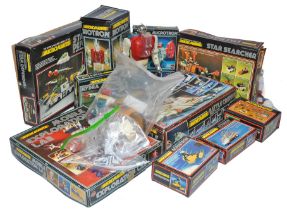 An impressive childhood collection of Micronauts, as issued by Airfix. Various sets including Mobile