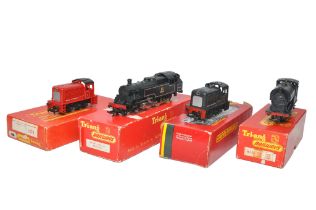 Group of Model Railway comprising of Tri-ang/Hornby OO Gauge R59 Tank Locomotive no.82004 black,