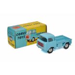 Corgi No. 409 Forward Control Jeep. Blue with crimson front grill. Generally excellent with very