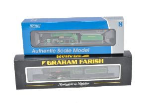 N Gauge Model Railway comprising Graham Farish No. 372-602 Coldstreamer locomotive plus Dapol