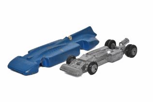 Britains Bluebird Land Speed Record comprising car with lift-off body as shown. Generally good