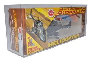 Cox No. 4700 Airwolf Engine Powered Helicopter. Graded -UK Graders 80%. Rare.