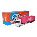 1/50 diecast model truck issue comprising ONE - Ocean Network Express Container Trailer. Generally